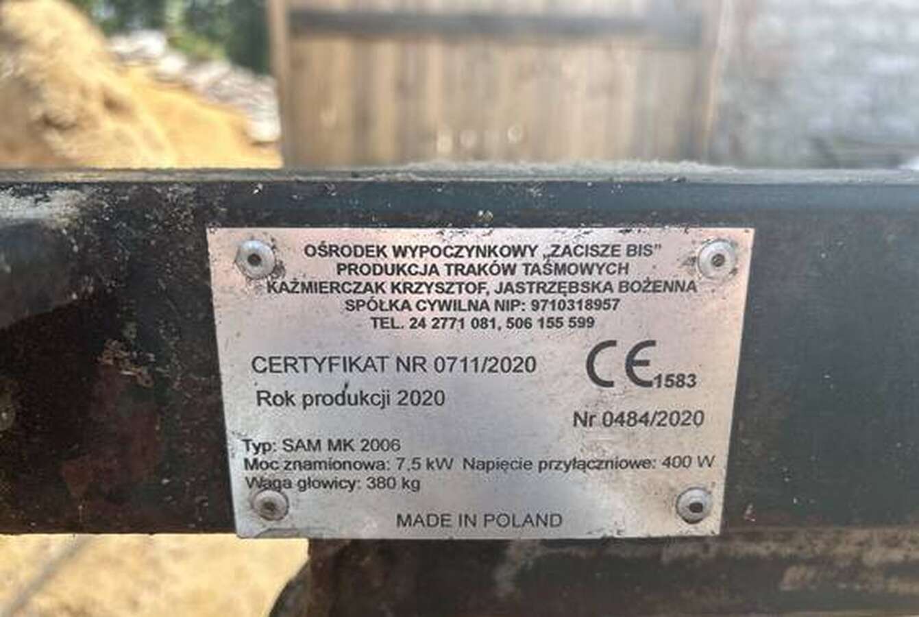Пилорама для древесины TYP SAM 2006