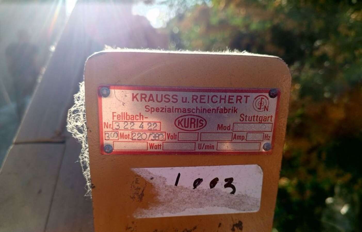 Ленточный нож Kuris krauss u. Reichert
