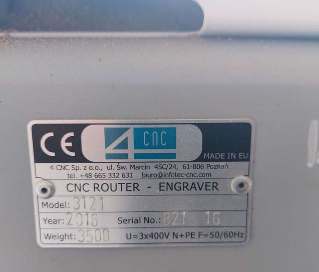 Обрабатывающий центр CNC infotec 3121 PRO PLUS с ЧПУ