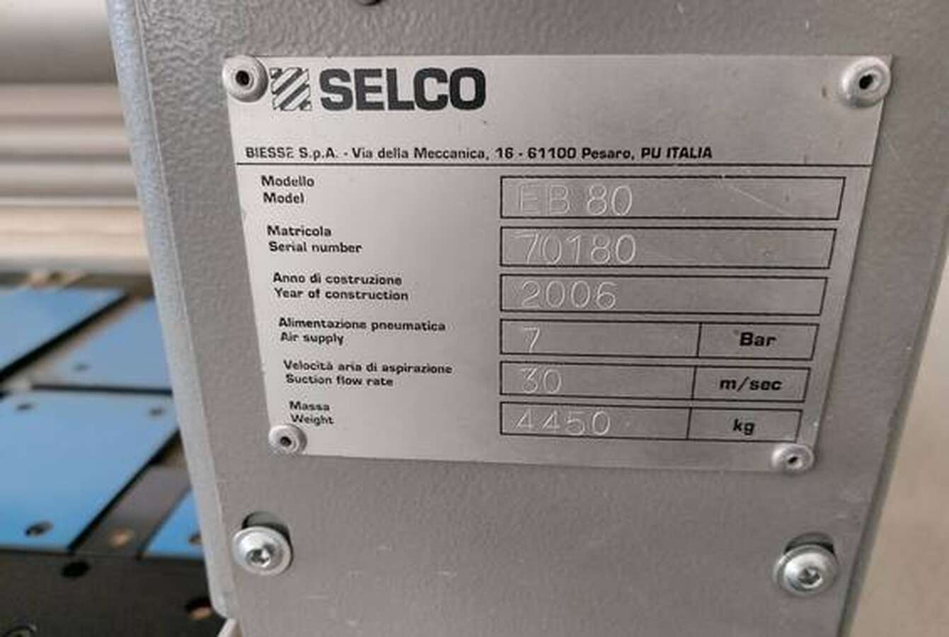 Пильный центр Biesse SELCO EB 80 с ЧПУ