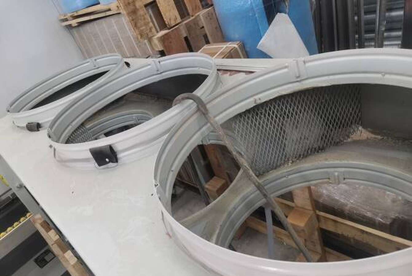 Кромкооблицовочный станок Osterman 6TF с пылеулавливающей установкой