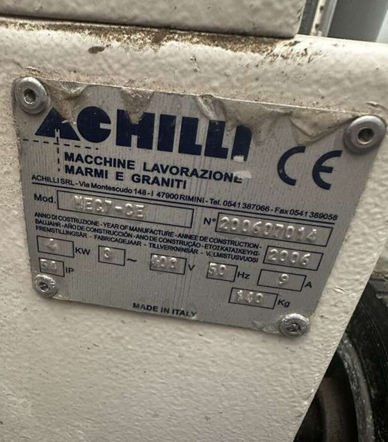 Станок полировальный по камню ACHILLI MEC-7 CE PC