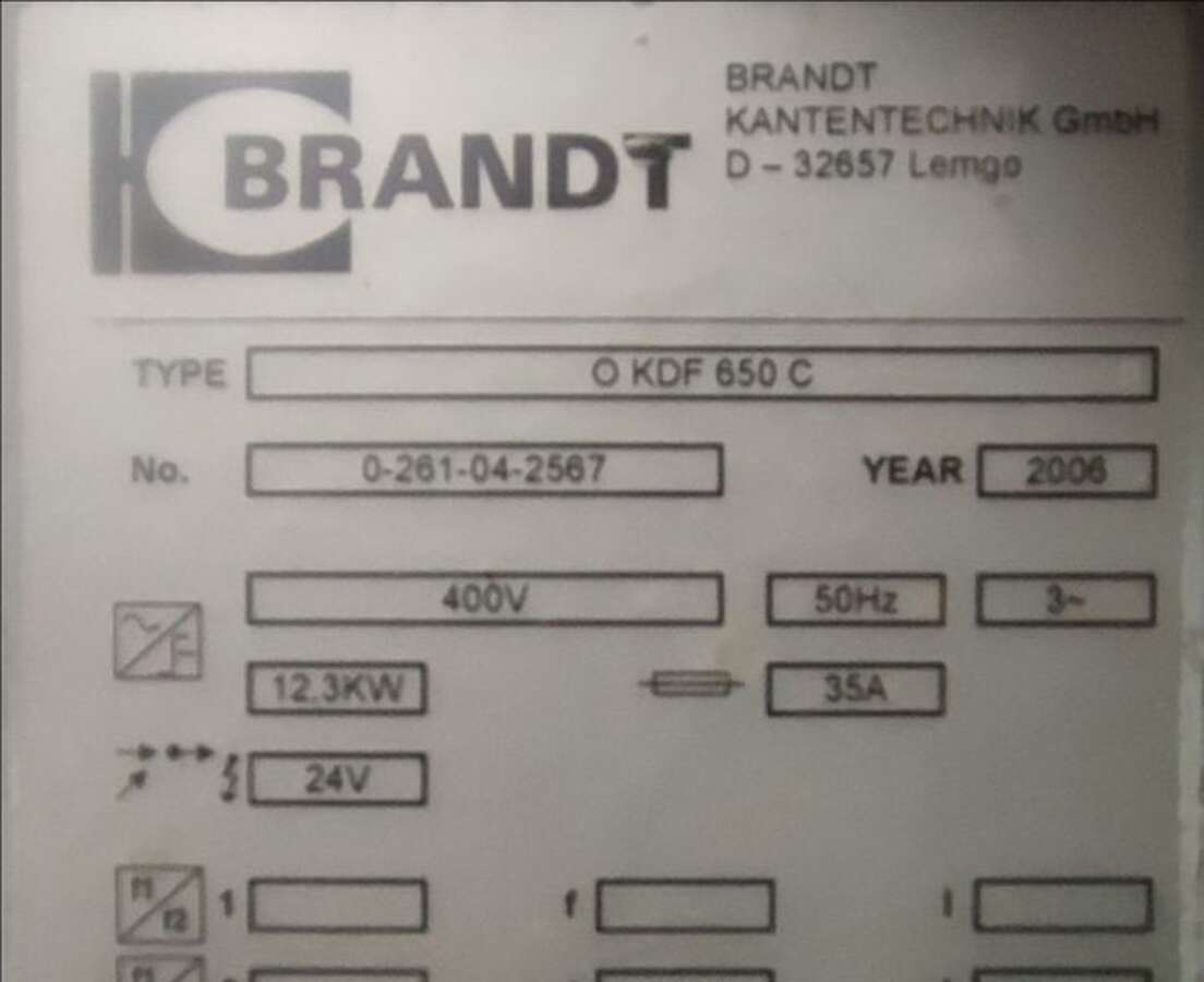 Кромкооблицовочный станок BRANDT KDF 650C