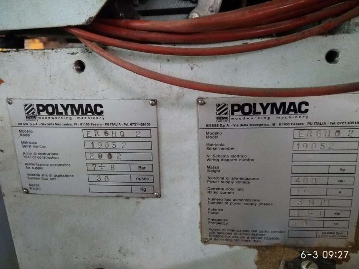 Станок кромкооблицовочный Polymac ERGHO 2