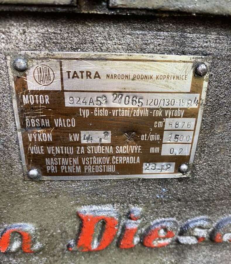 Генератор дизельный Tatra 924A53