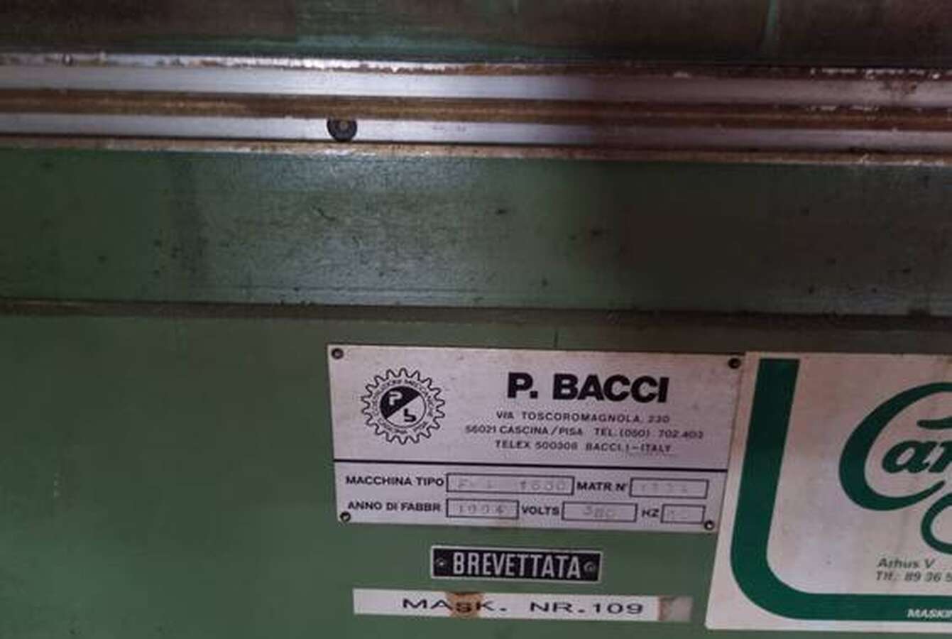 Станок фрезерный BACCI FC4 1600