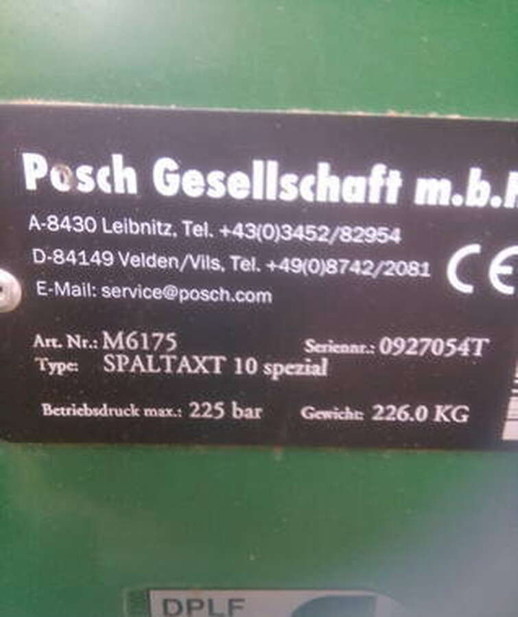 Дровокол Posch Spaltaxt 10 spezial
