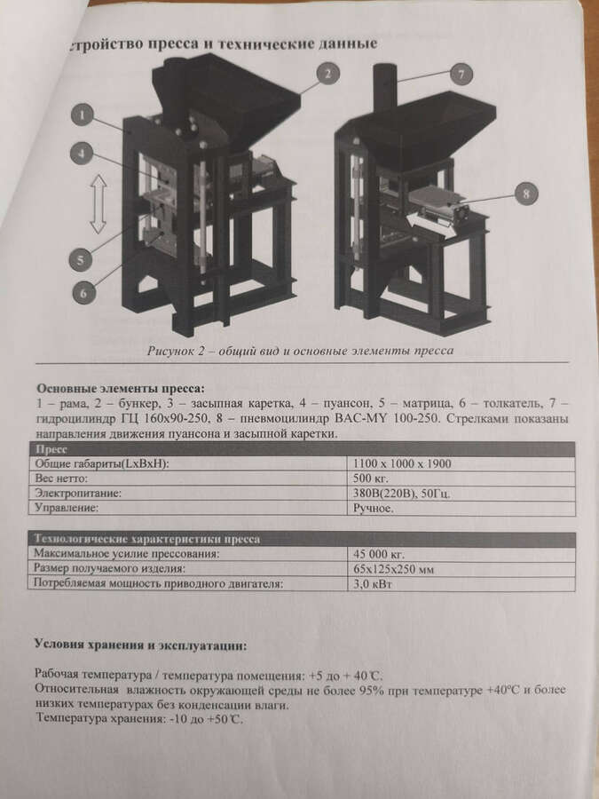 Оборудование для производства Лего кирпича