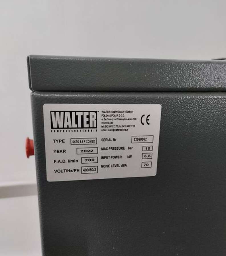 Стационарный компрессор Walter SKTG 5,5 P COMBO