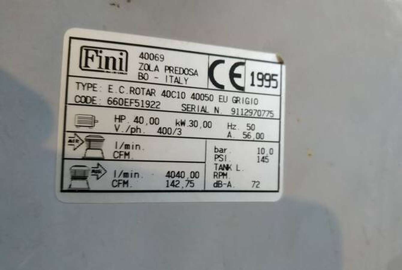 Компрессор винтовой Fini Rotar 4010 бак и осушитель Kaeser