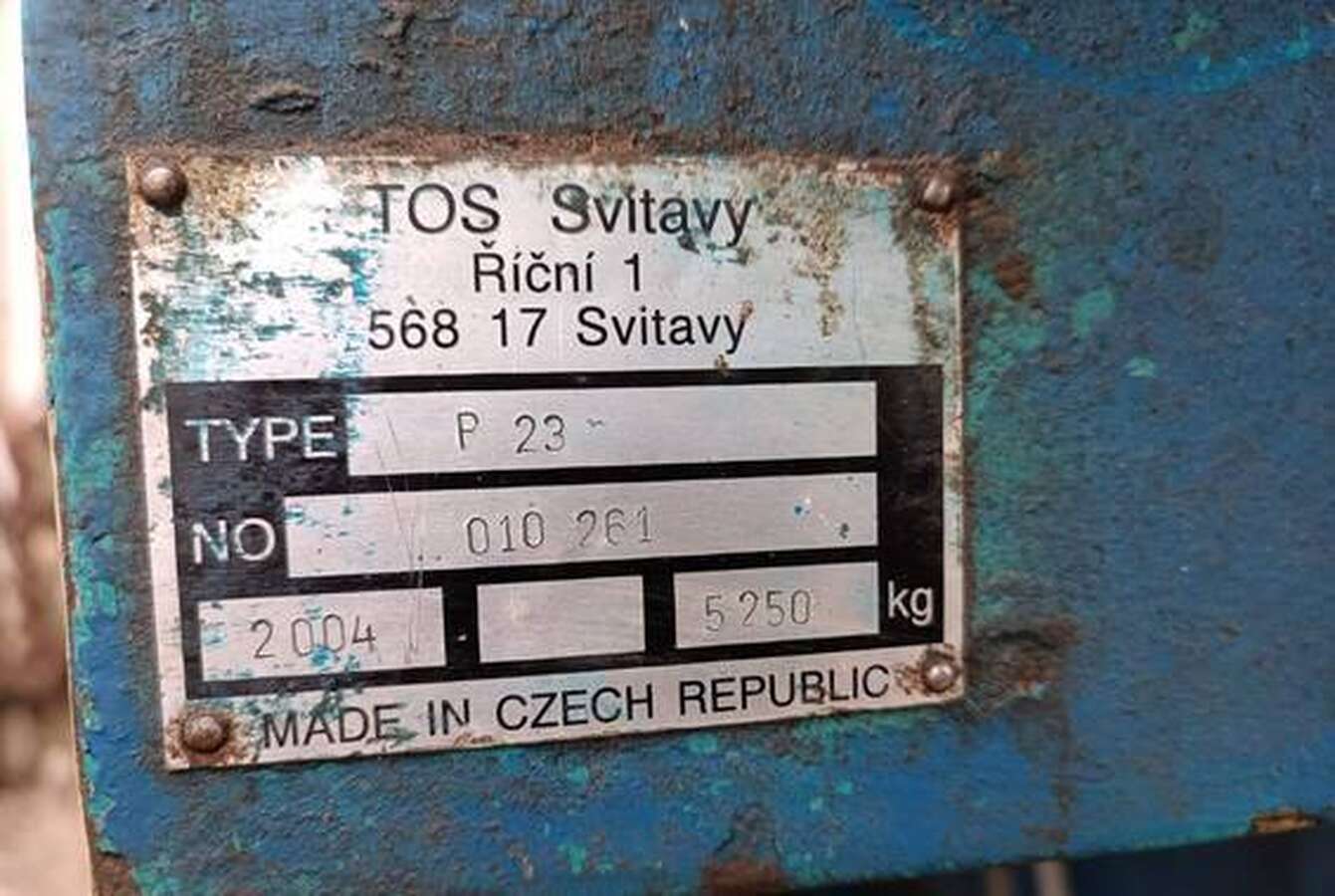Станок строгальный четырехсторонний TOS Svitavy P23