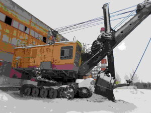 Экскаватор универсальный Карьерный гусеничный экскаватор, 1991 г.в.