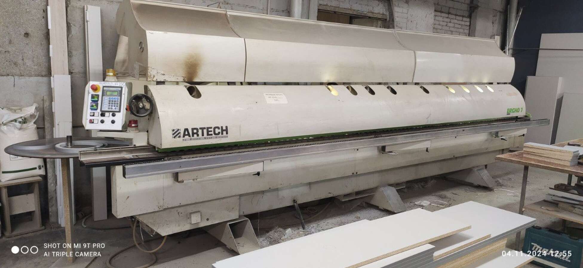 Кромкооблицовочный станок BIESSE ARTECH ERGHO 7