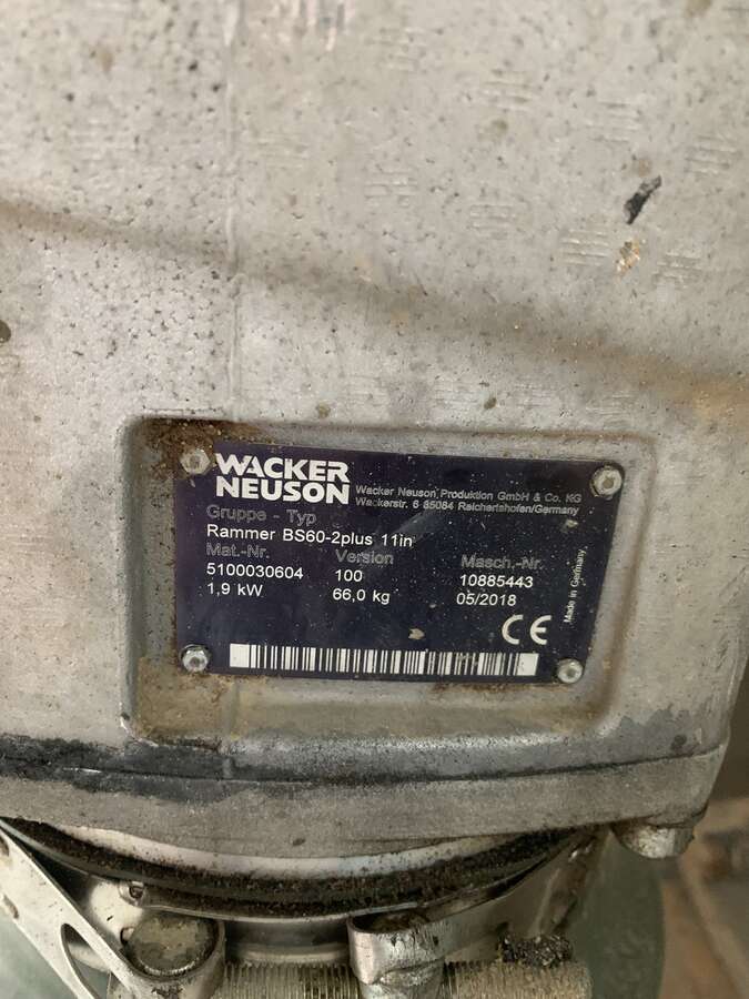 Вибротрамбовка бензиновая Wacker Neuson BS 60-2plus