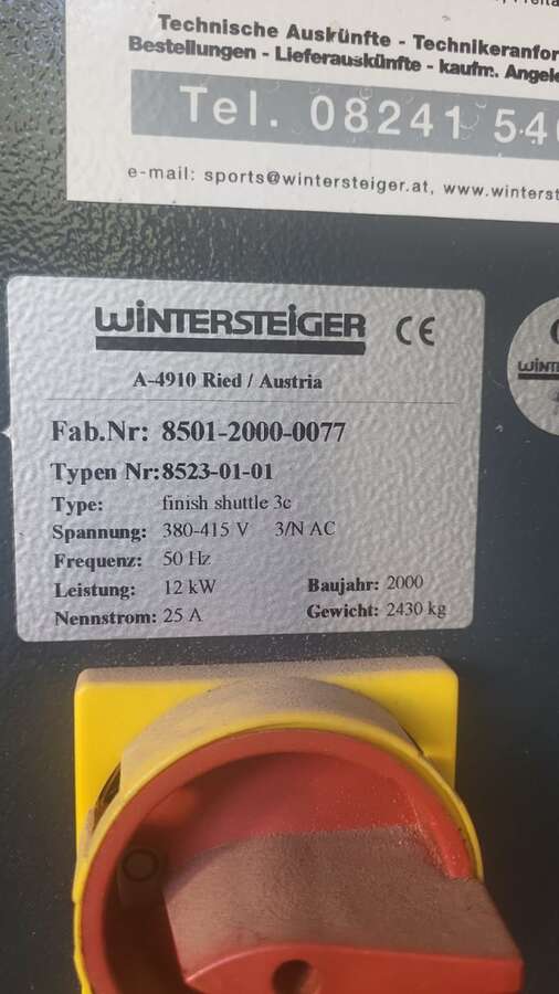 Станок для подготовки горных лыж Wintersteiger