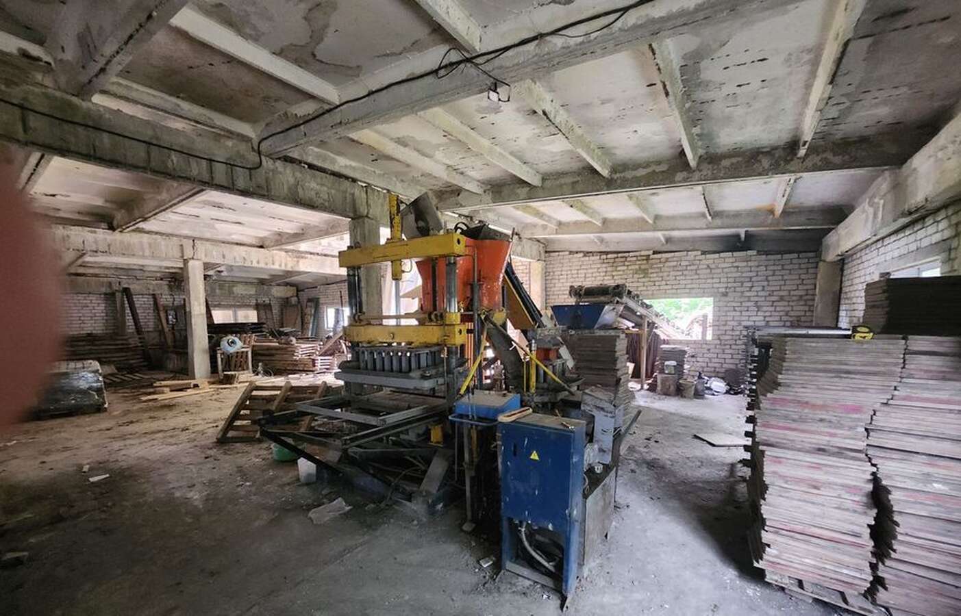Линия для производства вибропрессованной плитки
