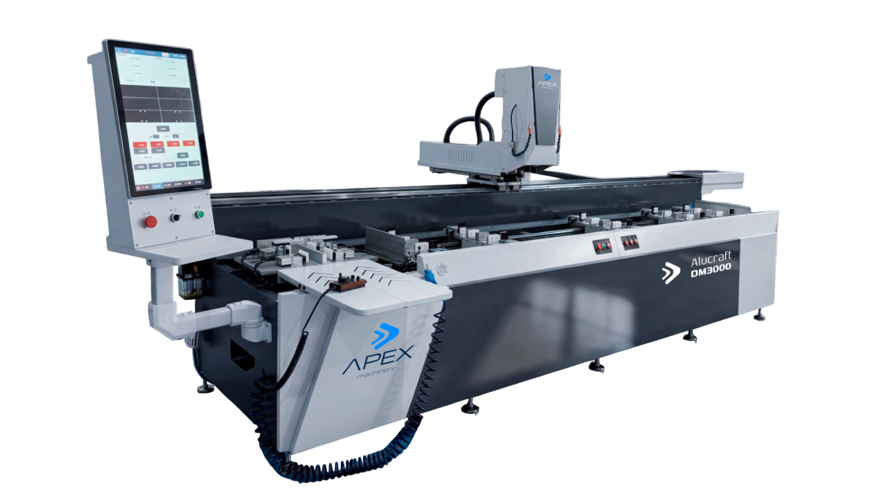 Сверлильно-фрезерный центр с ЧПУ APEX Alucraft DM3000 с функцией трёхстороннего переворота заготовки