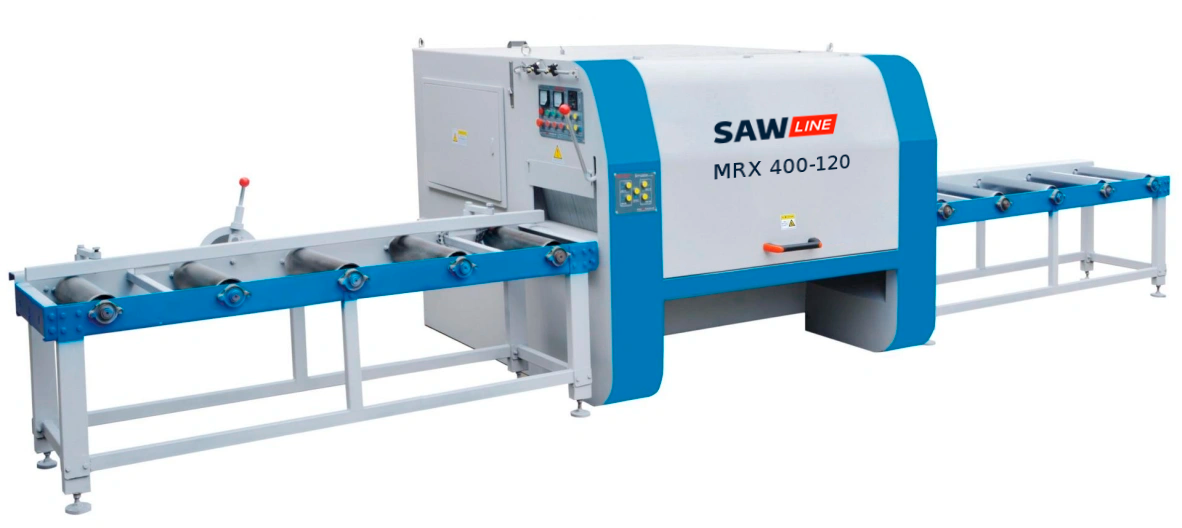 Двухвальный многопильный станок SAWLINE MRX 400-120, MRX-400-120