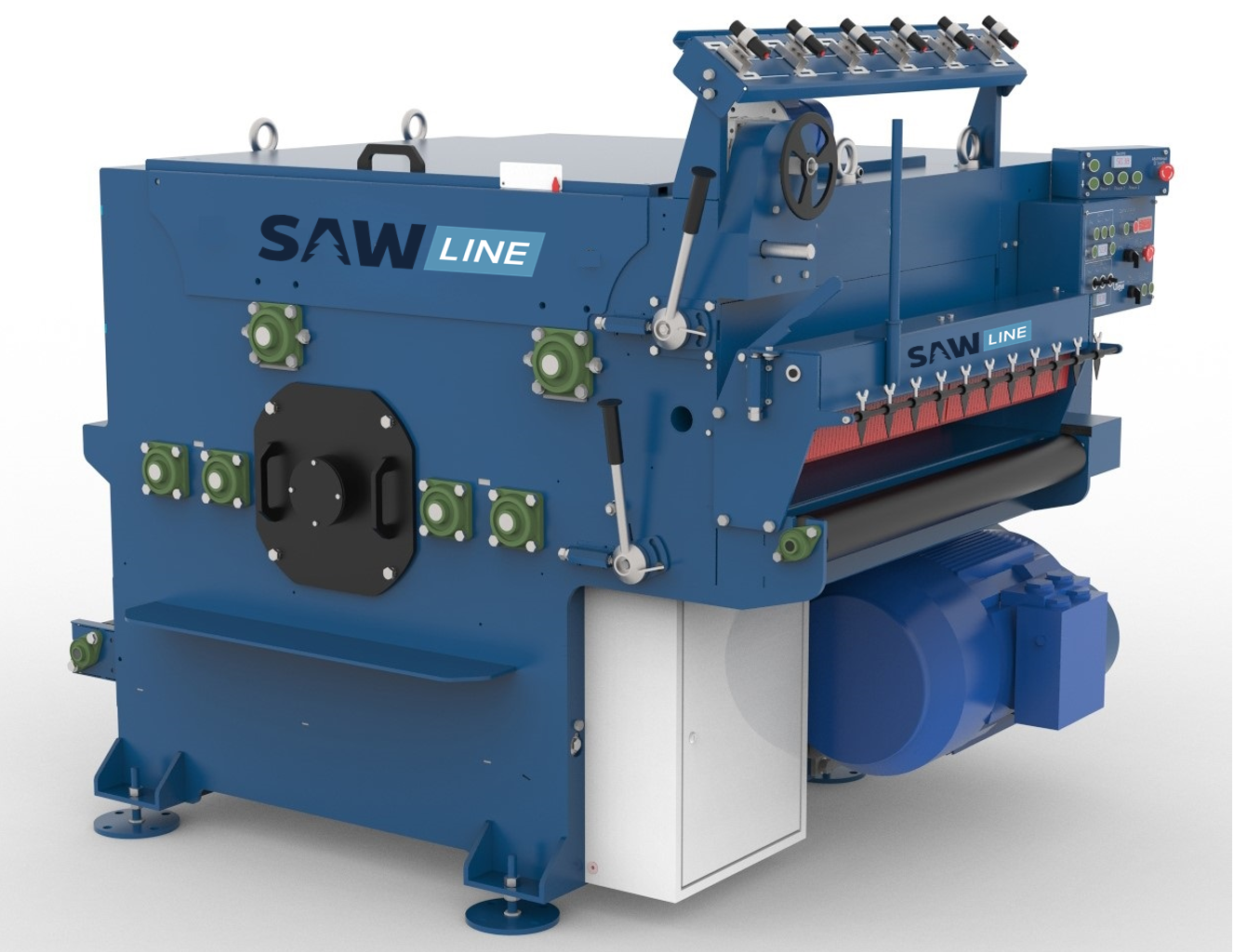Кромкообрезной многопильный станок SAWLINE MKS-1000 line, MKS-1000 line (37 кВт)