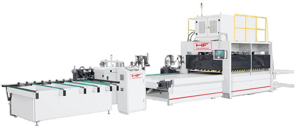 Линия прессования щита ТВЧ HF Systems 4200x1300