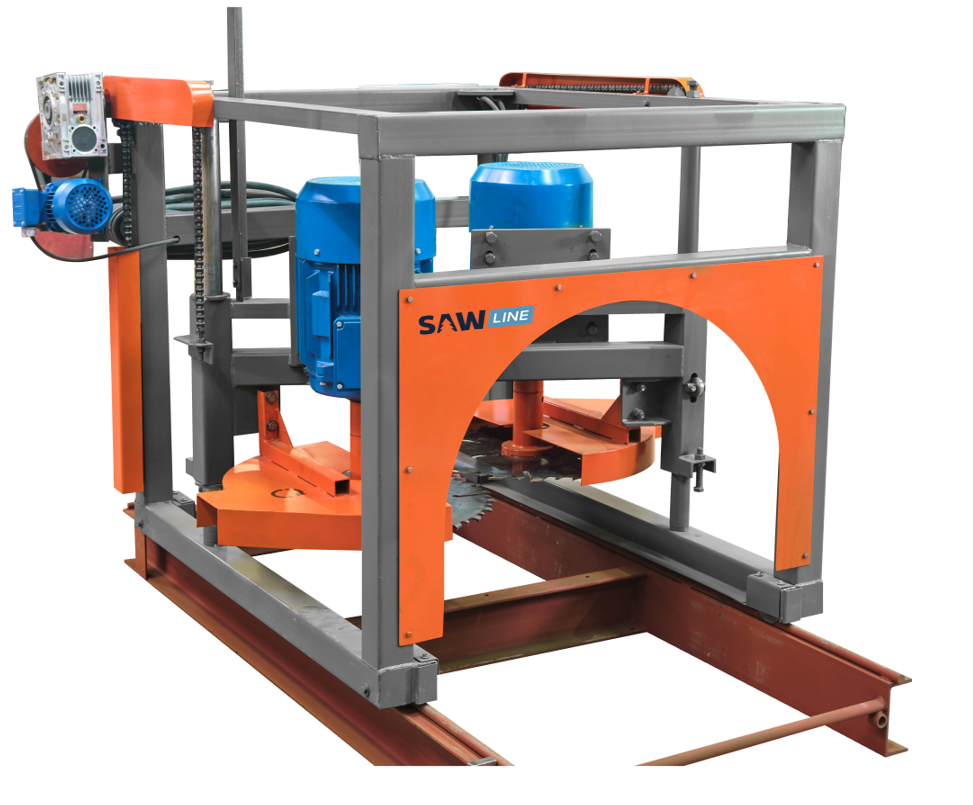 Дисковая горизонтальная пилорама SAWLINE G2P, G2P-550
