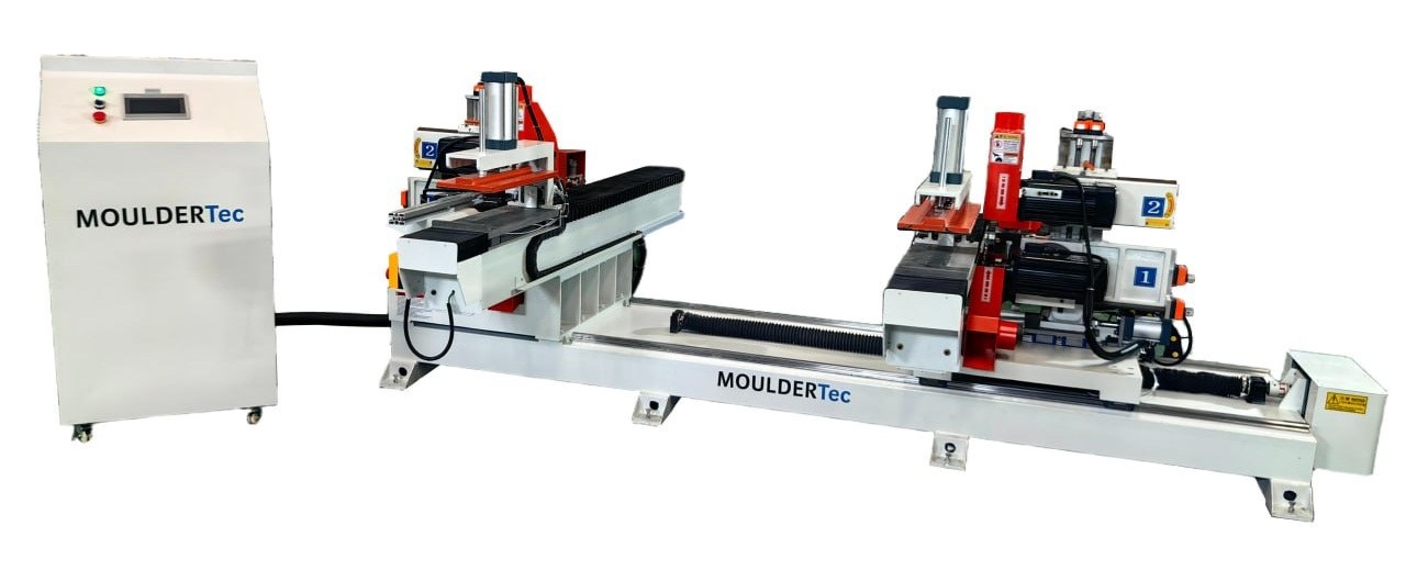 Двухсторонний шипорезный станок для инженерной доски MOULDERTEC 6018