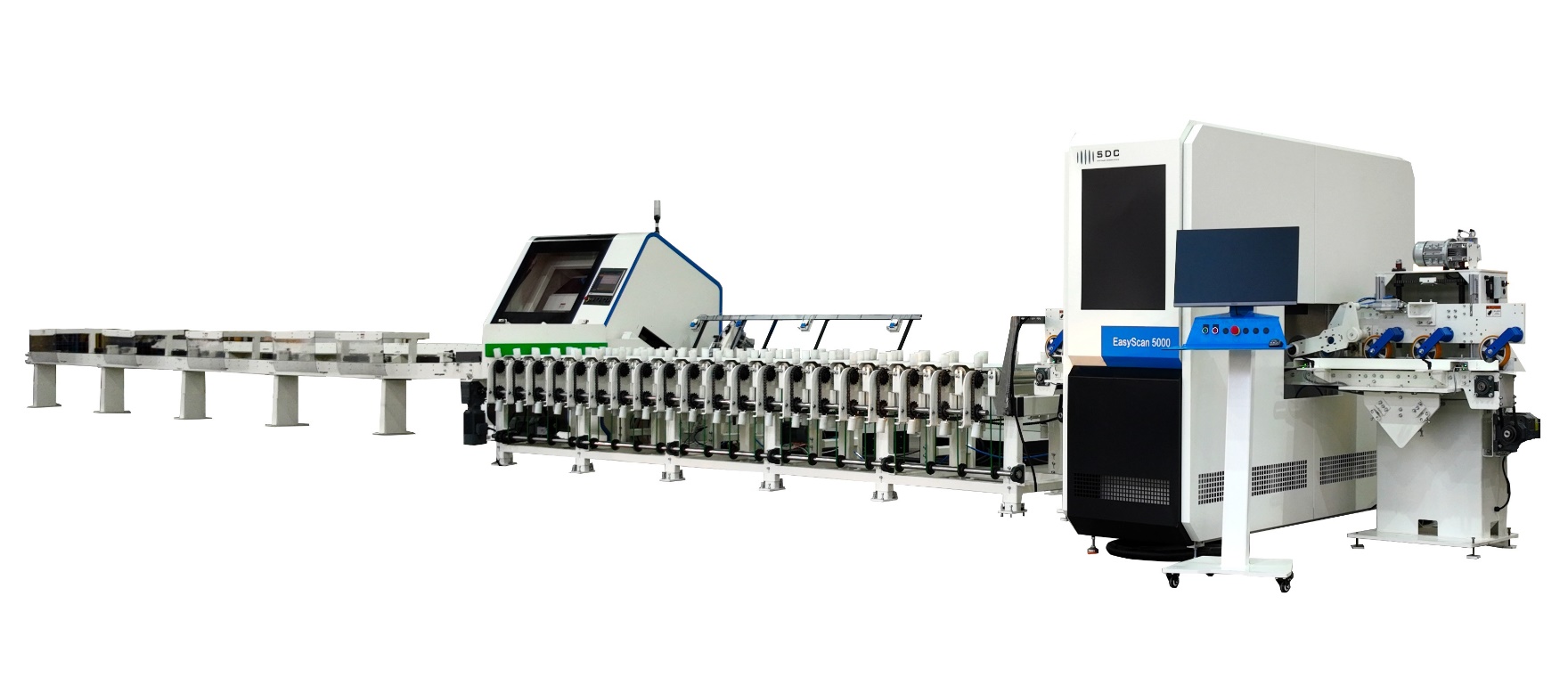 Линия сканирования и вырезки пороков древесины SDC PRO (EC 5500 + OC 7500), Линия SDC PRO