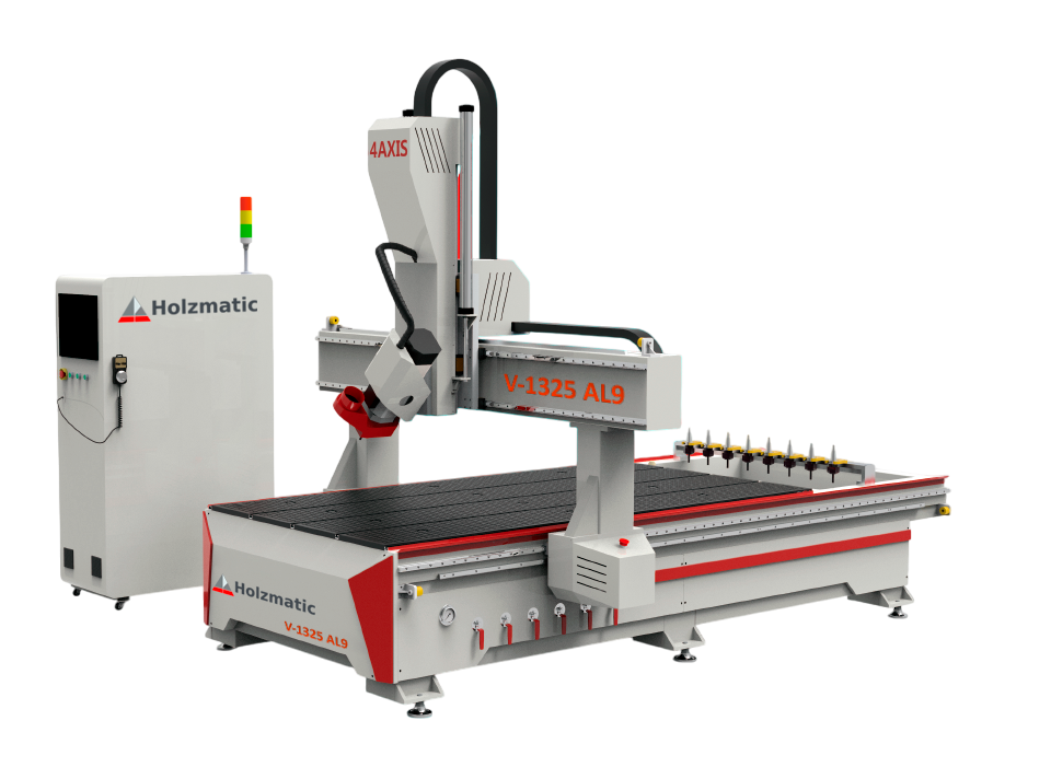 Фрезерный станок с ЧПУ HOLZMATIC V-1325 AL9 4axis