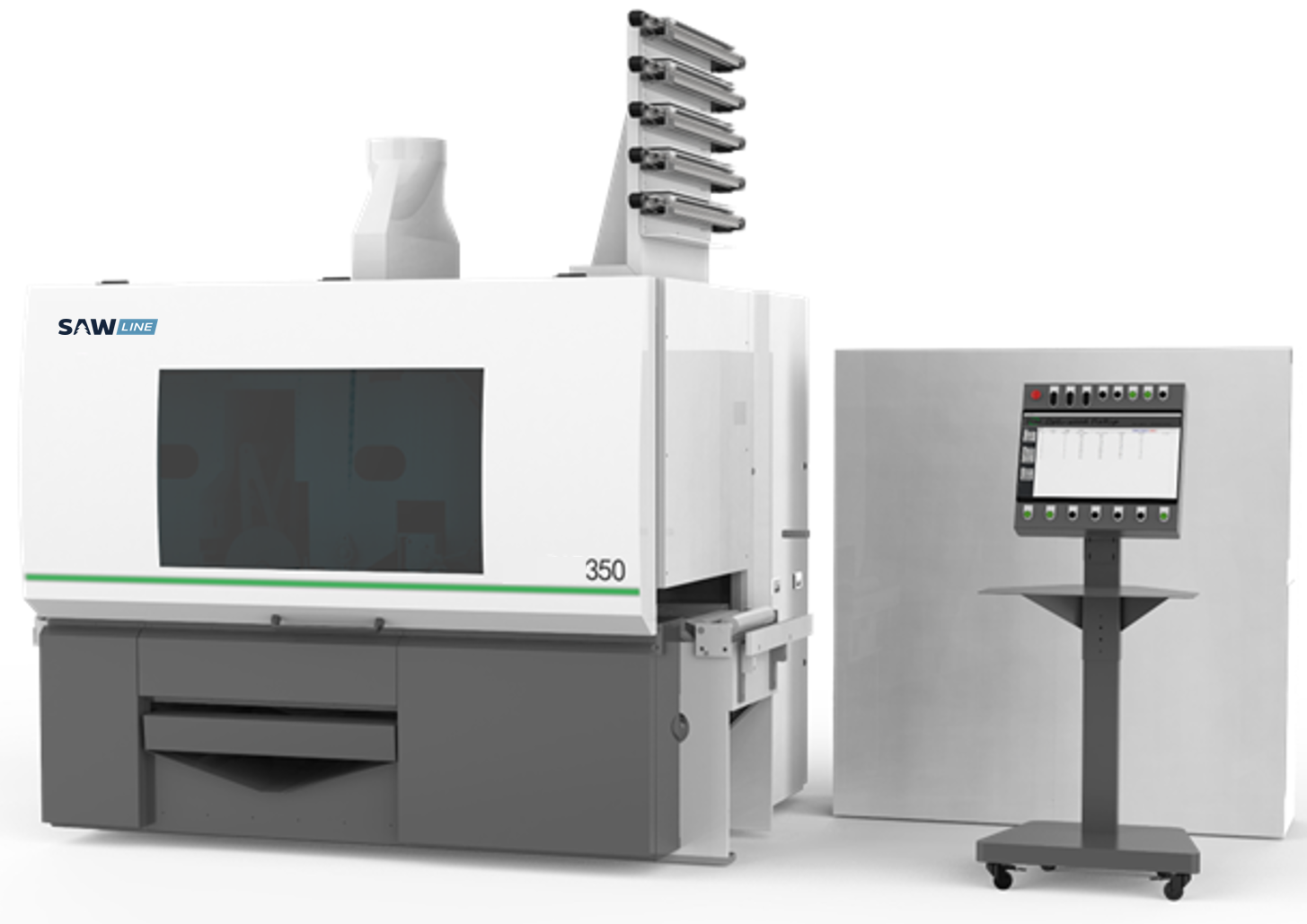 Многопильный станок с плавающими пилами SAWLINE FRS-350/450 optimiz, FRS-450 optimiz