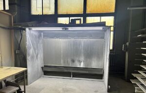 Покрасочная камера с водяной завесой