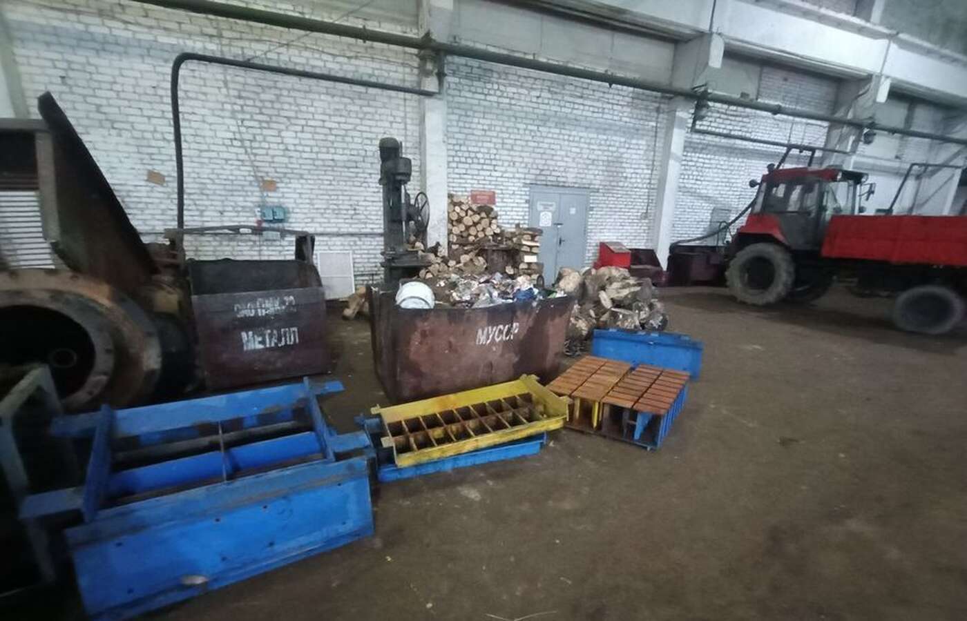 Линия производства тротуарной плитки и бордюров