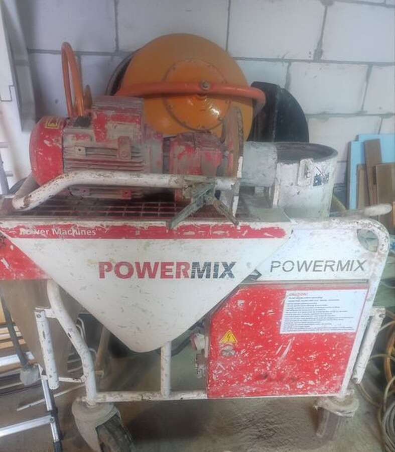 Штукатурная станция PowerMix Турция