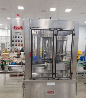 Линия разлива продукта, укупорки, этикетирования
