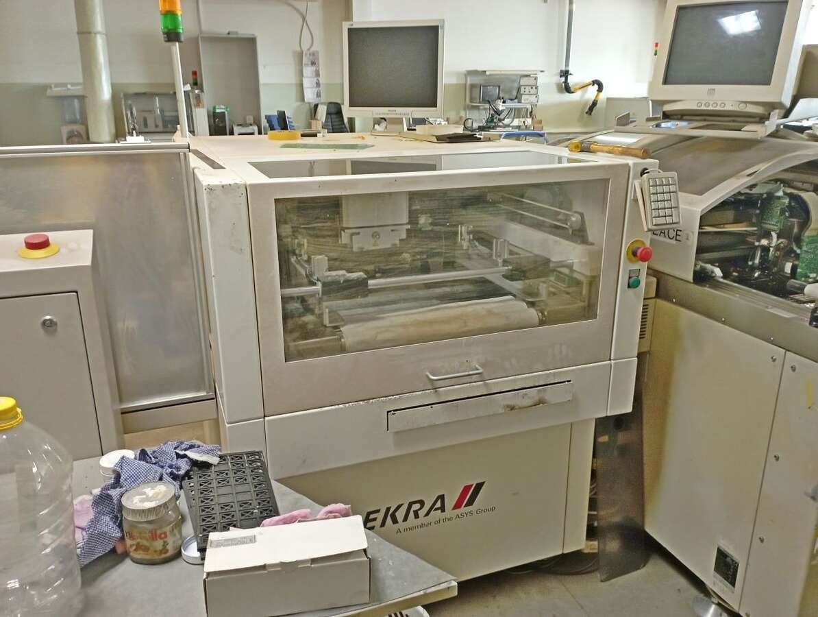 Линейчатый трафаретный принтер Ekra X3 2007г.в.