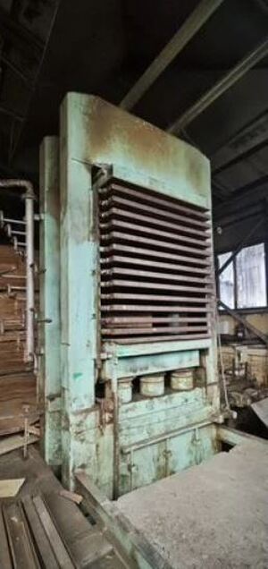 Пресс горячий для фанеры