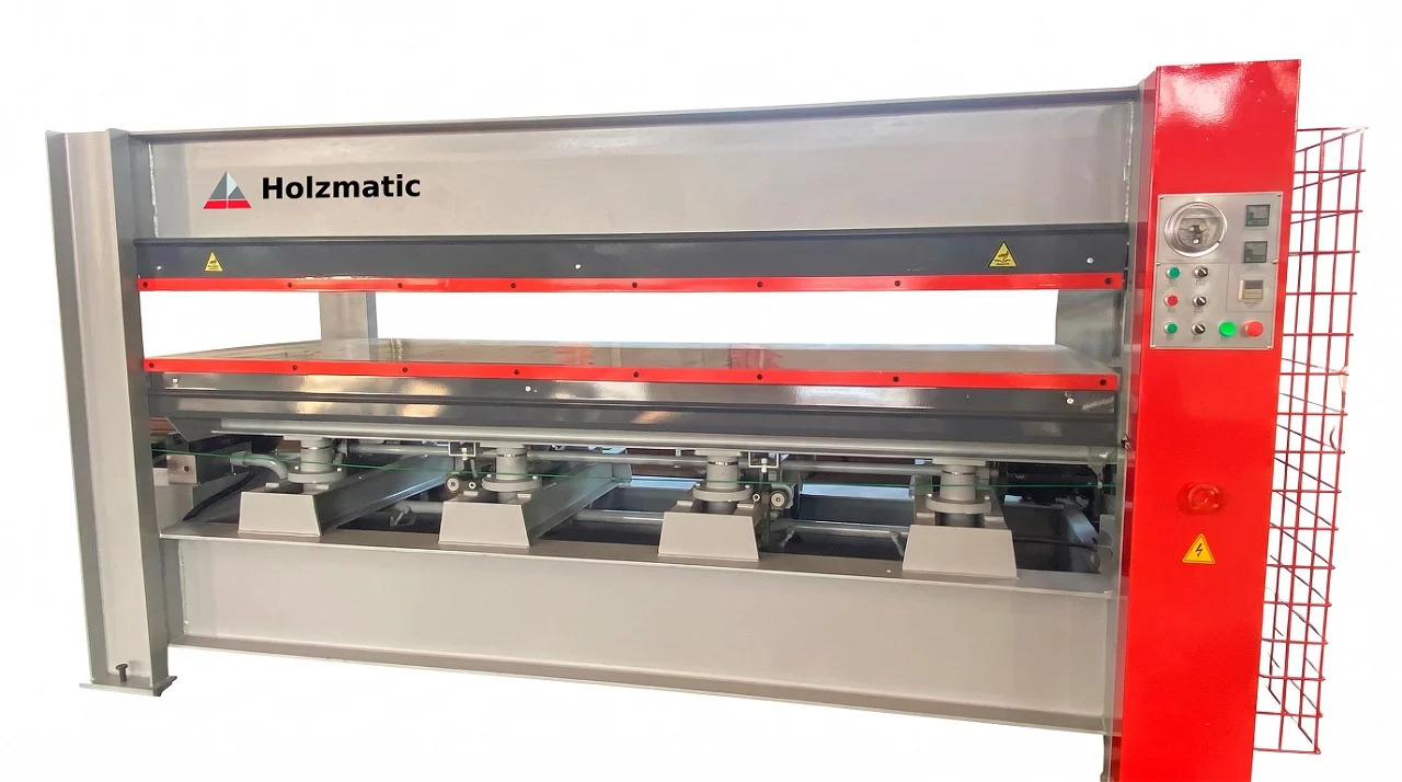 Прессы горячие гидравлические для облицовывания плоских щитов HOLZMATIC HC, HC 30-120/1
