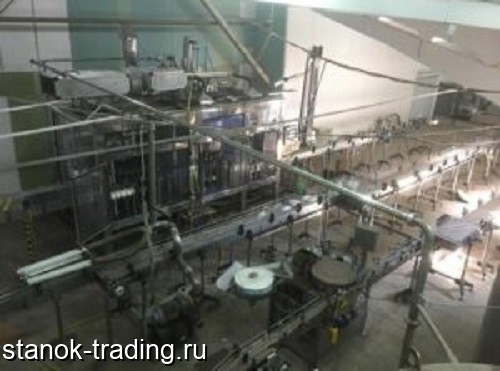 Линия розлива молока в ПЭТ, пр-ть 6000 бут/час