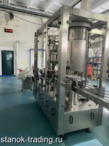 Продается Автоматическая линия розлива жидких и слабогустых продуктов в ПЭТ тару