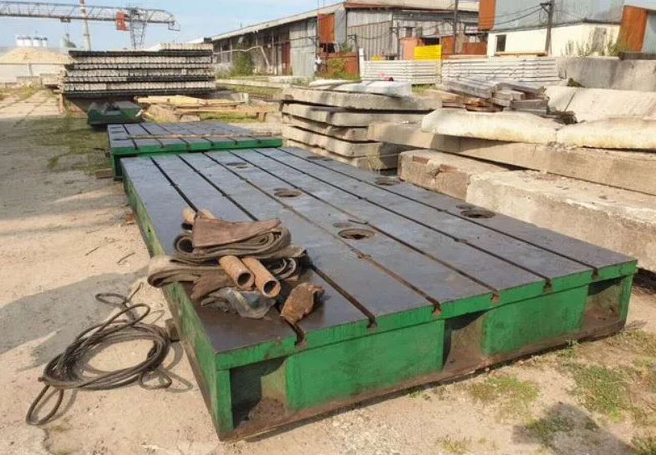 Плита чугунная монтажная, сварочная 4000х3300х400