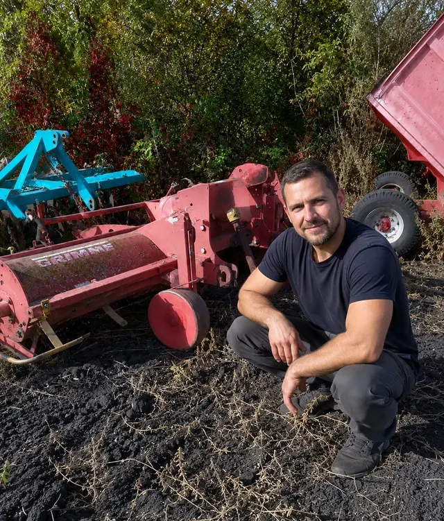 Картофельная гребнеобразующая фреза GRIMME RF-4