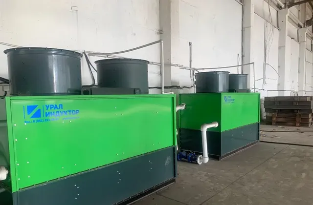Индукционная плавильная печь UI-0,35Т- 300KW/1S