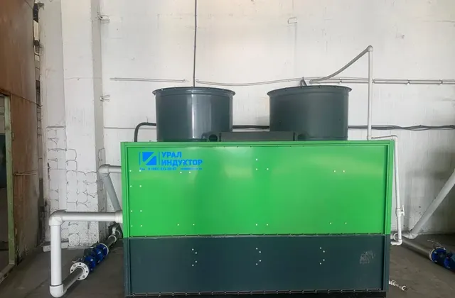 Индукционная плавильная печь UI-0,35Т- 300KW/1S