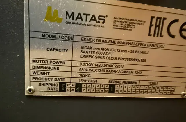 Автоматическая хлеборезка MATAS MAKINA EFE04
