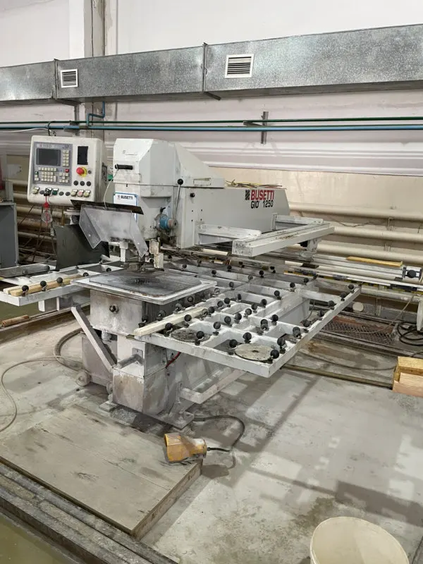 Busetti GIO 1250 CN станок сверлильный для стекла