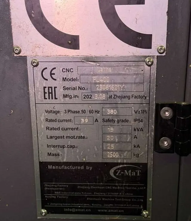 Обрабатывающий центр токарный Z-Mat FL400 2+2