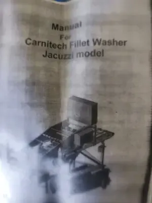 Промышленная мойка филе рыбы Carnitech Jacuzzi