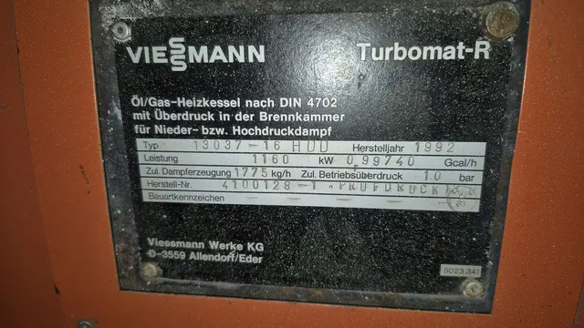 Котёл паровой VIESSMANN 13037-16HDD