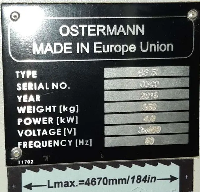 Станок ленточнопильный Osterman BS50