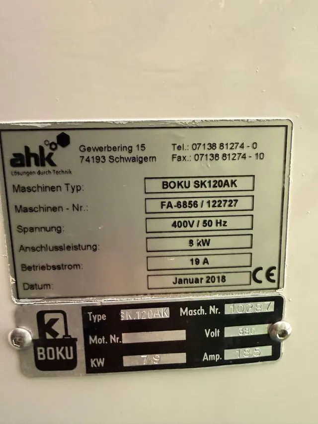 Тестомеситель BOKU SK120Ak 2018г.в.