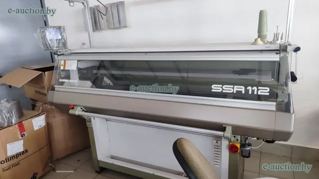 Промышленная плосковязальная машина SHIMA SEIKI